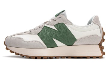 NEW BALANCE 327 D WIDTH BEIGE WHITE GREEN