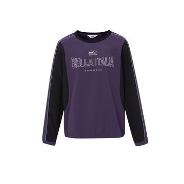 FILA官方直營 男長袖圓領T恤-紫色 1TEZ-5103-PL