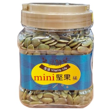 品鮮生活 mini 堅果桶 原味南瓜子 350g/桶  1罐
