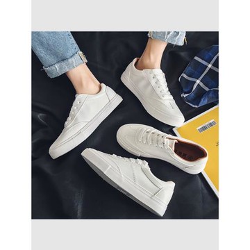 低幫夏季男鞋2024百搭小白鞋男士白色板鞋男款情侶帆布鞋子男潮鞋
