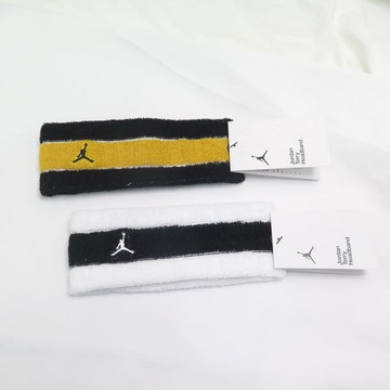 NIKE JORDAN M TERRY 頭帶 一入組 4299039OS 黑黃 4299189OS 白黑【iSport】