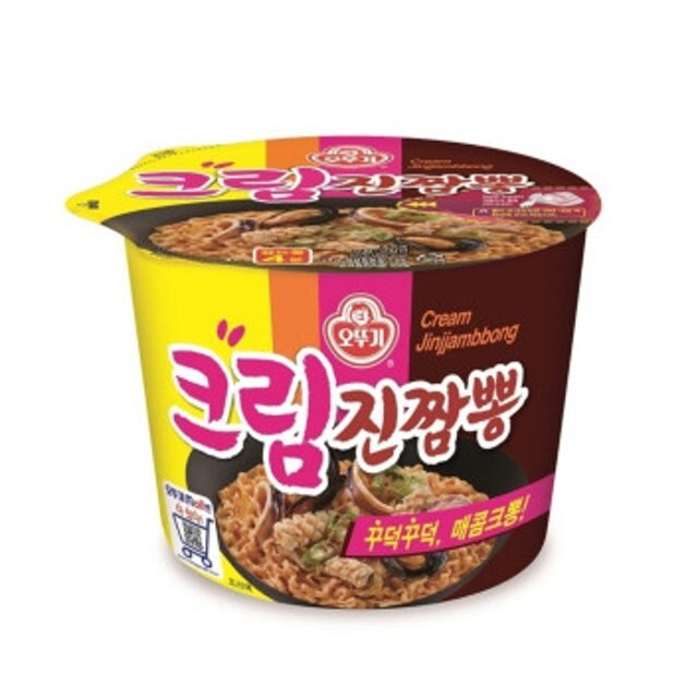 クリーム ジンチャンポン105G カップラーメン  韓国ラーメン インスタントラーメン おまとめ梱包 送料1回発生