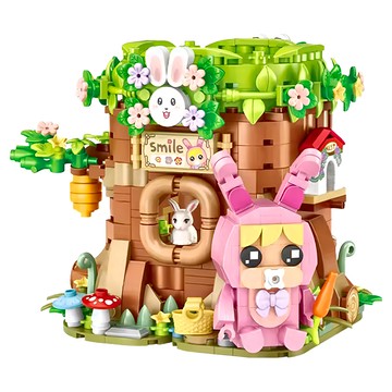 LoZ 樹幹筆筒積木  樹幹筆筒  1盒