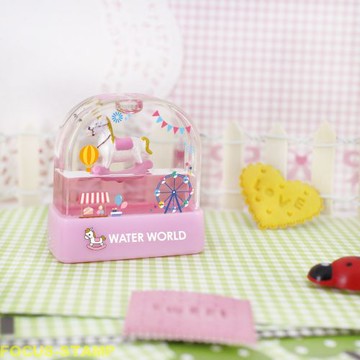 印章 - 正版授權連續印章-水世界漂浮連續印章-粉紅搖搖馬 (商品注意事項請詳讀商品描述)