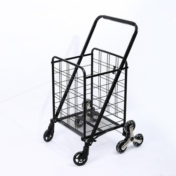 購物車/菜籃車 爬樓買菜車 中框 上下樓不費力 樓梯搬運輕鬆 爬樓省力 摺疊便攜 省力搬運