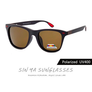 【SINYA】Polarized時尚偏光墨鏡 茶色 經典款駕駛墨鏡 男女適用 防眩光/抗UV400 N53
