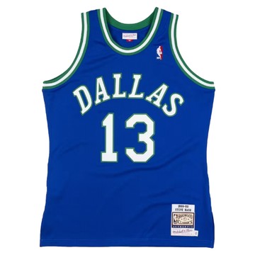 mitchell & ness NBA 球迷版球衣 Steve Nash #13 1998-99 達拉斯獨行俠 ROAD  藍色  L