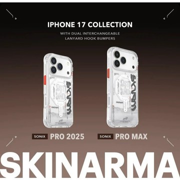 送手腕繩🚚隔日到貨【17pro/17Promax】Skinarma Sonix 荒原廢土磁吸防摔手機殼 日本東京