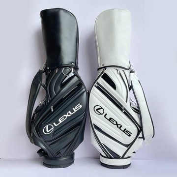 新款高爾夫球包男女通用PU皮防水面料標準球桿包便攜式球袋單肩背