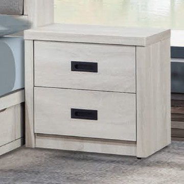 文創集 法澤西1.6尺二抽床頭櫃(二色可選)-49x40x50cm免組