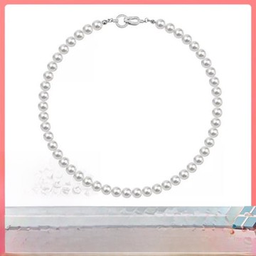 韓國haesool海秀兒珍珠項鏈8mm倪妮同款鎖骨鏈輕奢小眾高級感禮物