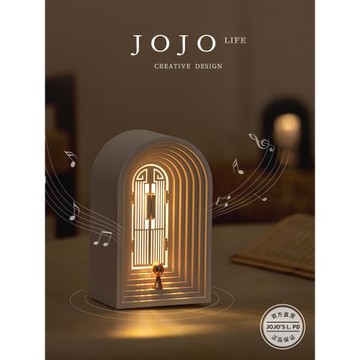 JOJO'S L. PD.Star.小夜燈北歐復古充電床頭燈創意藍牙音箱丨星墜