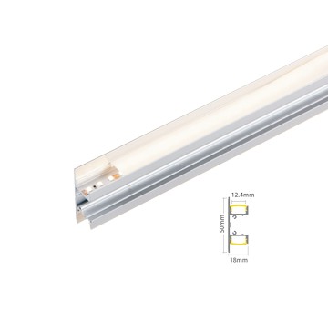 好時光～舞光 鋁槽燈系列 上下發光鋁槽燈具1850 1米 2米 可搭配COB 2835 240P軟條燈 （可訂製尺寸）