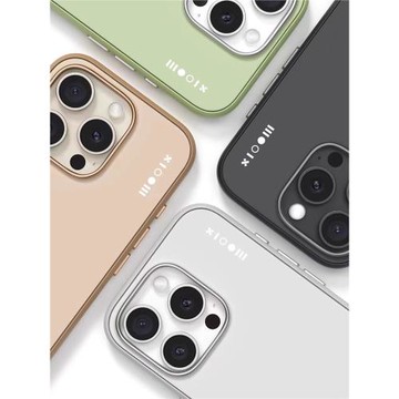 Blueo藍猩適用蘋果16proMax手機殼雙色硅膠磁吸iPhone15pro液態保護套防摔全包16無線充max超薄時尚撞色膚感