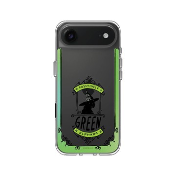 iPhone Air Clear Case（相機按鈕） 透明 - Wicked - 正向綠-艾法芭