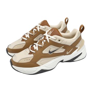 Nike 休閒鞋 M2K Tekno 男鞋 米 棕 復古 厚底 增高 老爹鞋 IO8162-110