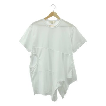COMME des GARCONS  2023春夏系列 | 重構聚酯纖維T卹 | XS碼 | 白色 | 女款