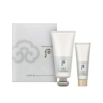 WHOO后 潔顏禮盒 180ml+40ml (拱辰享雪白