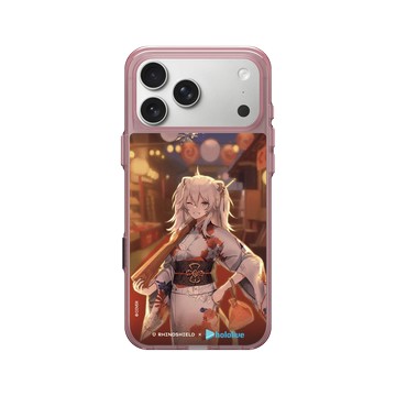 iPhone 17 Pro Max Clear (相機按鈕) 晶醺玫 - 獅白牡丹 獅白ぼたん - 哇哈哈哈!大獅來啦!