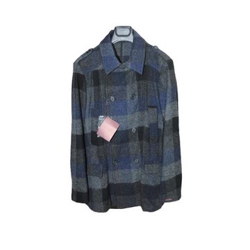 Ballantyne/巴蘭緹妮 秋冬廣告款防寒粗剪羊毛中長款毛呢大衣IT50