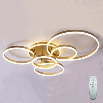 北歐風LED160W遙控調光調色吸頂燈(V2694C160)