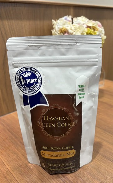 HAWAIIAN-夏威夷堅果風味100%科拿咖啡豆(4oz