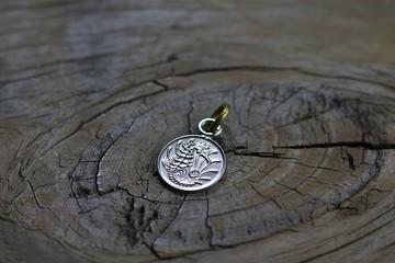 硬幣墜子-新加坡/10分/1972年