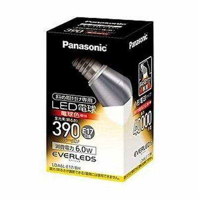 【在庫目安：お取り寄せ】 Panasonic LDA6LE17BH LED電球 6.0W （電球色相当）