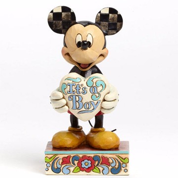 【震撼精品百貨】Enesco精品雕塑~迪士尼米奇歡慶男孩誕生塑像-It's a Boy(Disney Traditions)