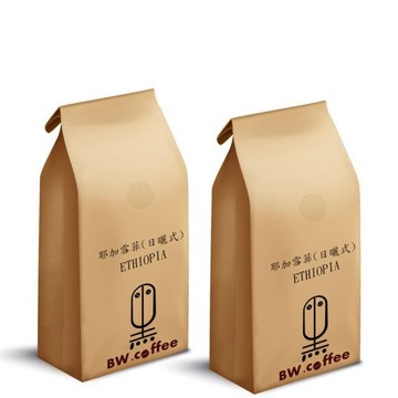 黑開水 耶加雪夫咖啡豆(450克)2入組(日曬式)(淺焙)