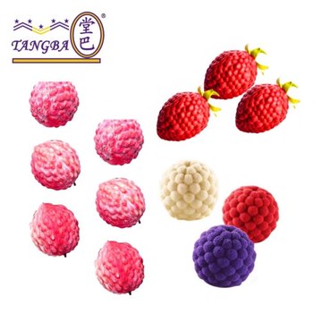 tangba堂巴 新款8連荔枝慕斯硅膠模 10連覆盆子4連樹莓法式甜品模