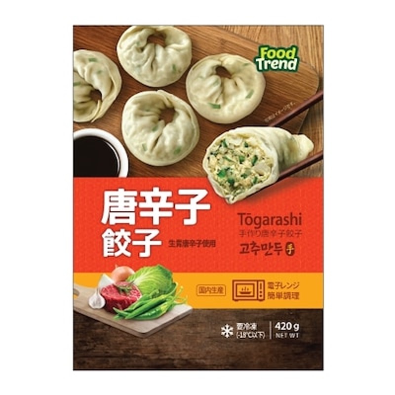 クール便別購入】冷凍　名家手作り唐辛子餃子420g　韓国食品1317　LINEショッピング