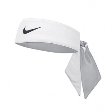 頭帶 Tennis Headband 白 黑 小勾 運動 網球 休閒 頭巾 可調頭圍 NTN0010-1OS