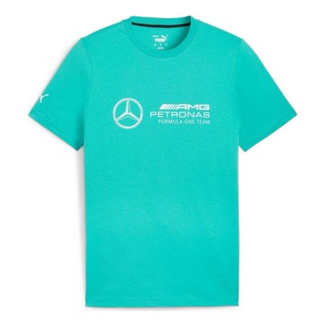 PUMA Mercedes-AMG Petronas Motorsport Logo T-shirt 'Sheen Green'