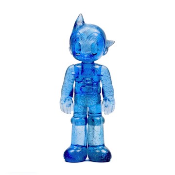 𓅓MOCHO𓅓 現貨 HUNG HING 原子小金剛 Standing 閉眼 水晶透明藍 13.5CM