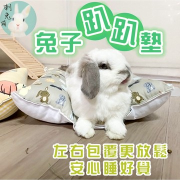 刺兔萌 隔日配 兔子趴趴墊 趴趴墊 夾夾墊 寵物墊 兔子睡墊 兔用墊子 寵物睡墊 睡墊 可拆洗拆卸 四季