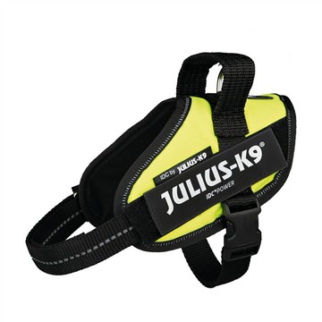 Trixie 寵物用品 馬鞍型胸背帶-霓虹綠 2XS/Baby 2: 33-45 cm (TX14817)