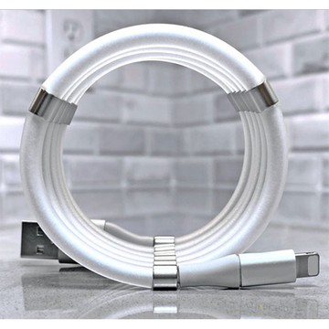 磁性數據線存儲充電線魔術繩iPhone手機磁鐵技術磁線