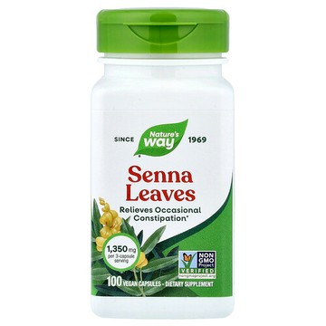 Nature's Way, 番瀉葉，1350 毫克，100 粒全素膠囊（每粒膠囊 450 毫克）