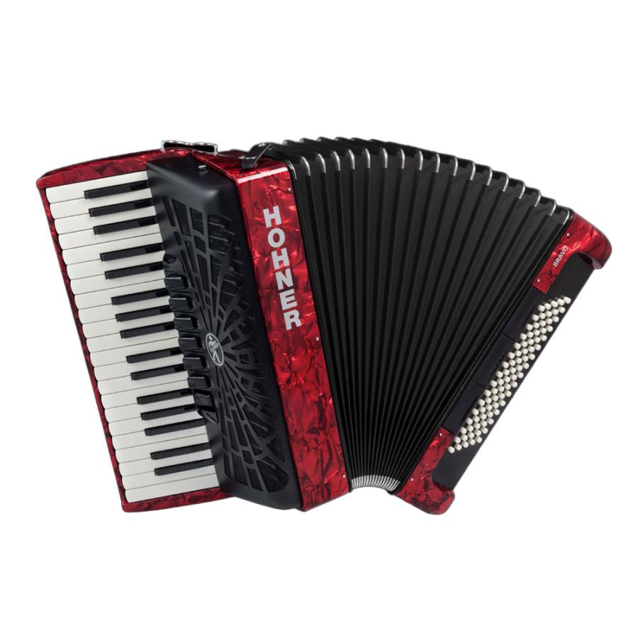 HOHNER ホーナー  クロマチック アコーディオン Bravo III 80 RED