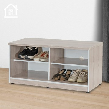 3.2尺開放式塑鋼矮鞋櫃 開棚鞋櫃 矮鞋櫃 防水塑鋼家具【巧沐家具】