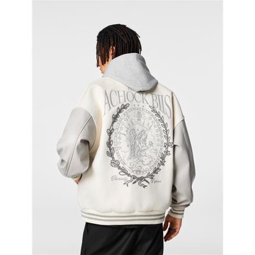 (免運)【Achock官方店】美式街頭棒球服男女潮牌新款飛行夾克刺繡外套