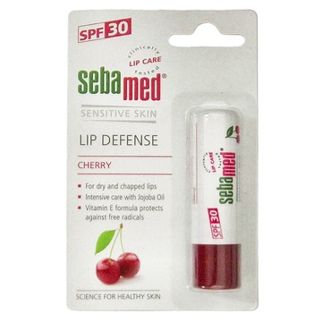 sebamed 施巴 亮彩護唇膏-櫻桃粉漾 SPF30 乾裂護理 荷荷巴油 維他命E配方  4.8g  1件