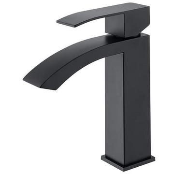 【Aberdeen】不鏽鋼啞黑單孔面盆龍頭E32C-B