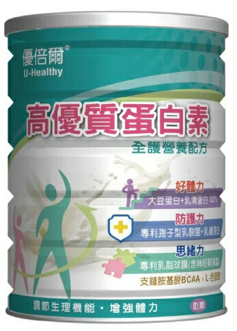 【雙蛋白全護營養】優倍爾高優質蛋白素750g【合康連鎖藥局】