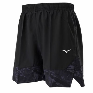 MIZUNO 美津濃 短褲 男 運動褲 路跑 黑 J2TBC55299