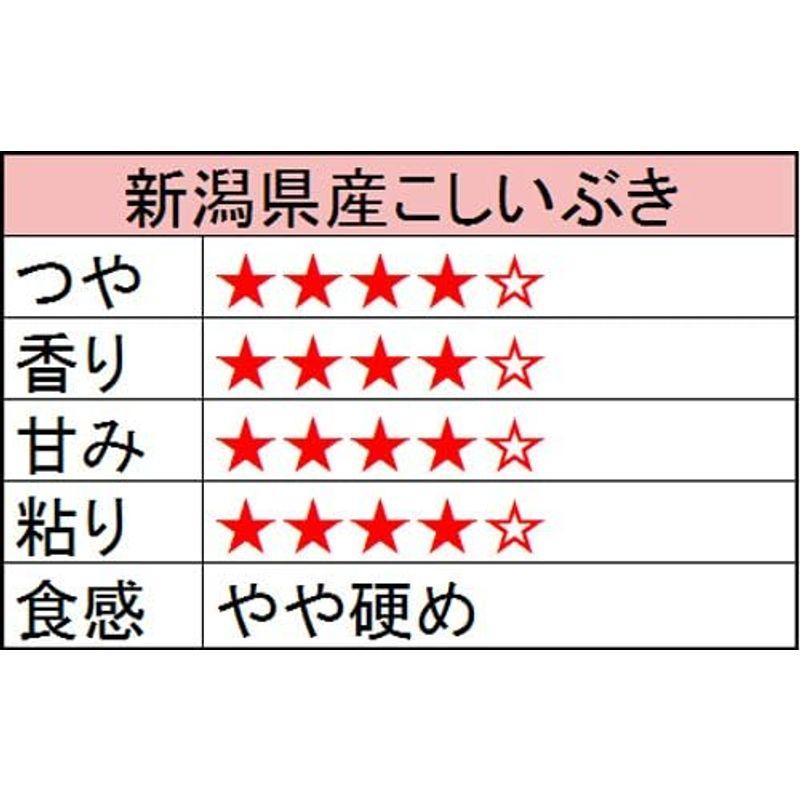 精米無洗米 新潟産 こしいぶき 5kg 令和3年産 令和4年産