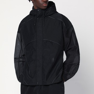 Ripstop Mesh zip-up black jacket