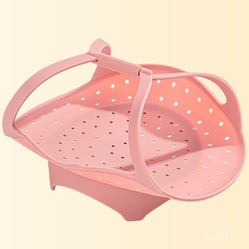 🔥臺灣熱賣✨ 矽膠蒸盤 蒸架 矽膠可伸縮摺疊蒸籠蒸籃水果盤矽膠蒸盤大小號蒸籠家用