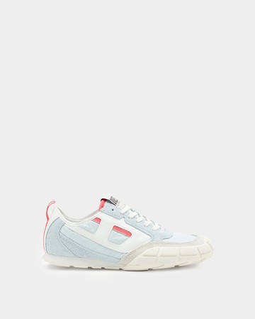 DIESEL 復古風格運動鞋 - 冰珊紅 / 38